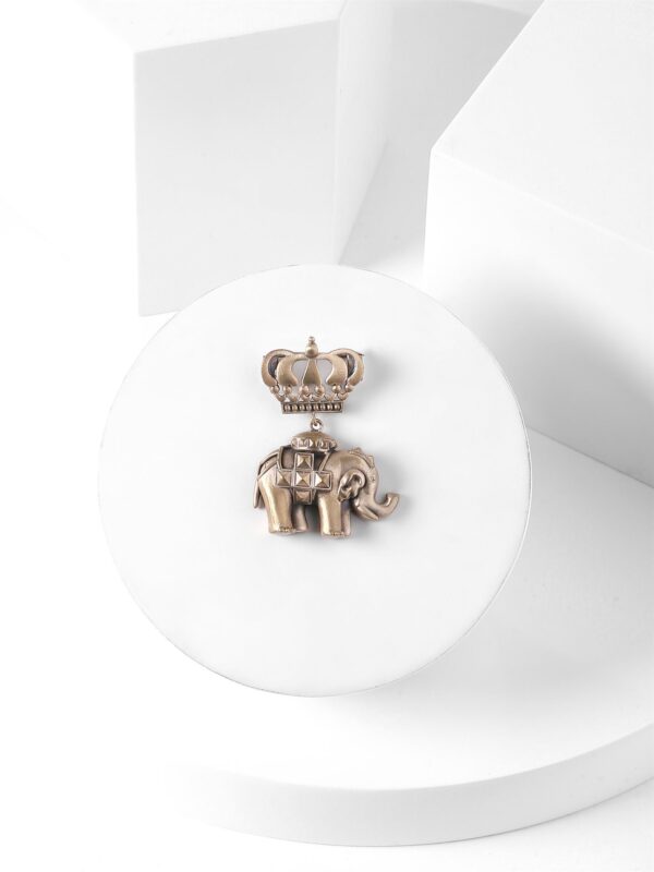 The Avant-Garde Elephant Brooch