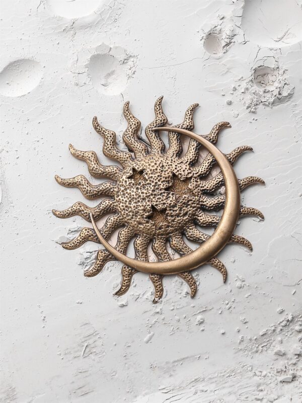 The Sun And The Moon Brooch