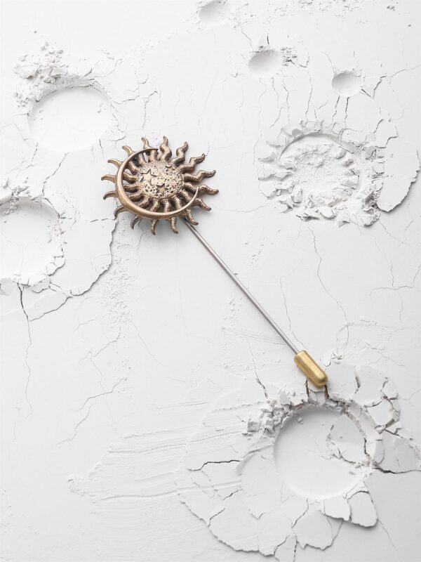 The Sun And The Moon Lapel Pin