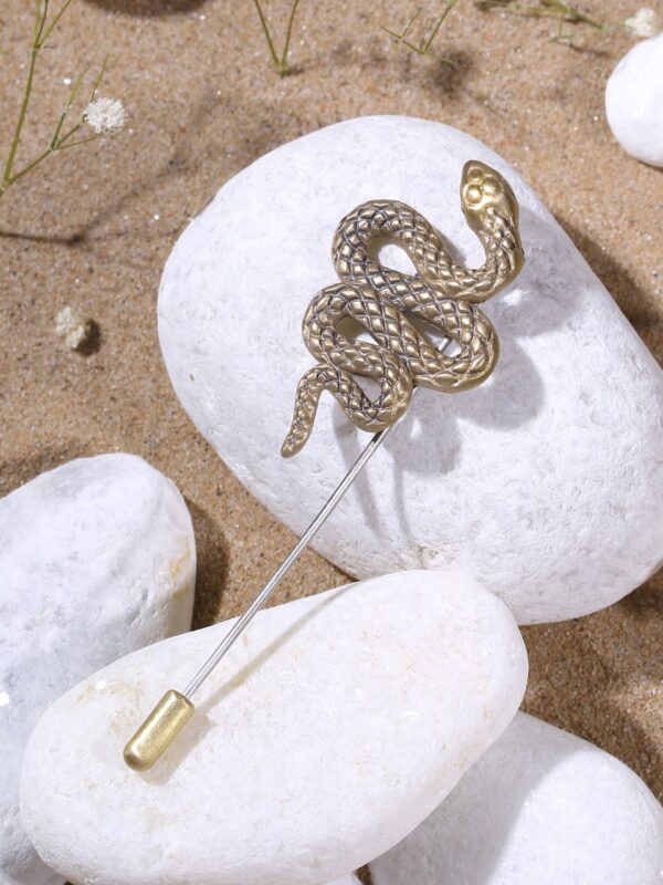 Serpent lapel pin