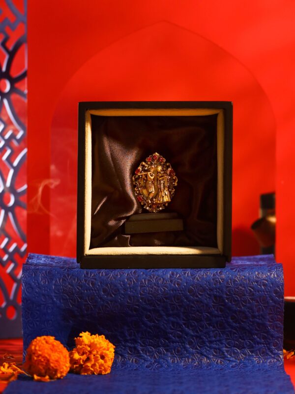 Radha-Krishna car decor