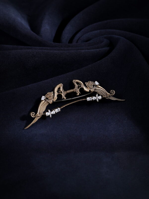 Jewelled Tiara Brooch