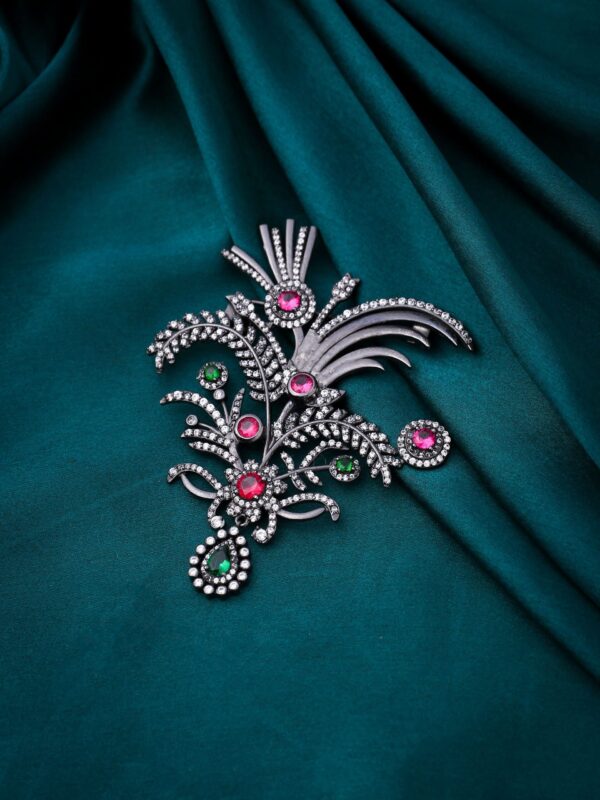 Peafowl Dance Brooch