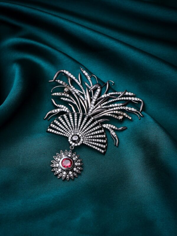 Mystic Red Pearl Brroch