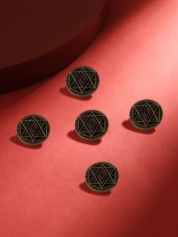 Pentagon Fractal Button