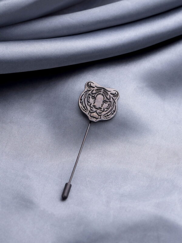 Fiery Tiger Lapel Pin