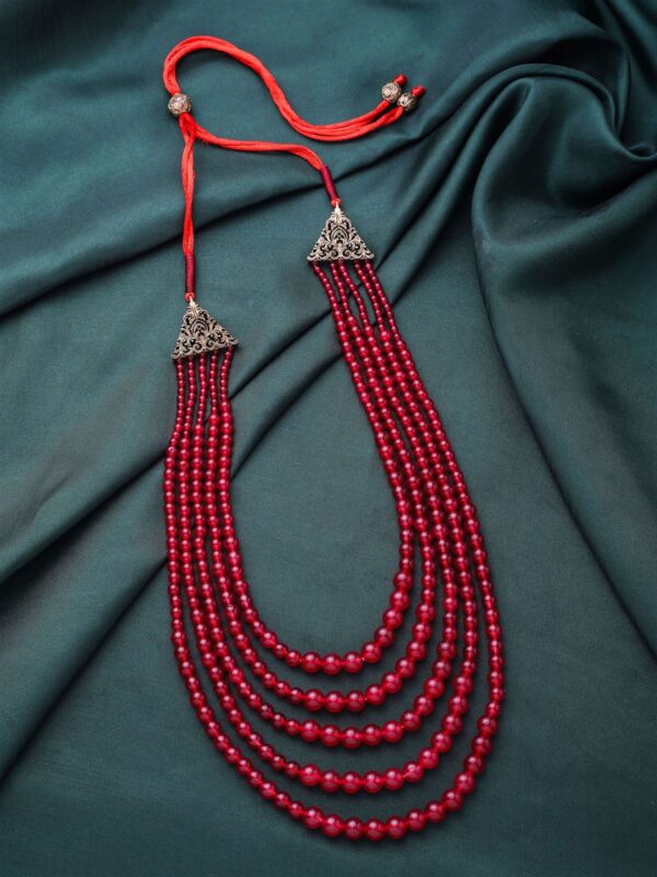 Maroon Bliss Mala