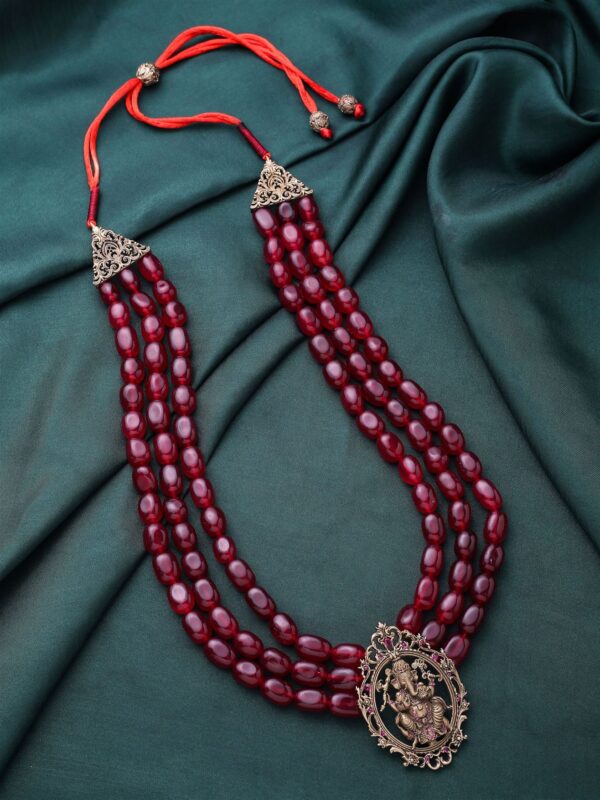 Red Ganesha Mala