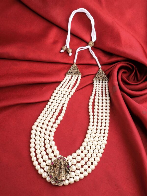 Radhe Krishna White Mala