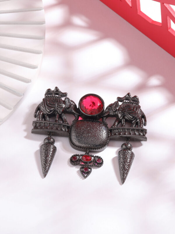 Jungi Haathi Brooch