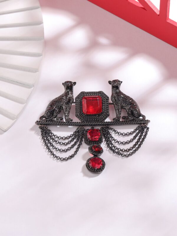 Shaandaar Cheetah Brooch