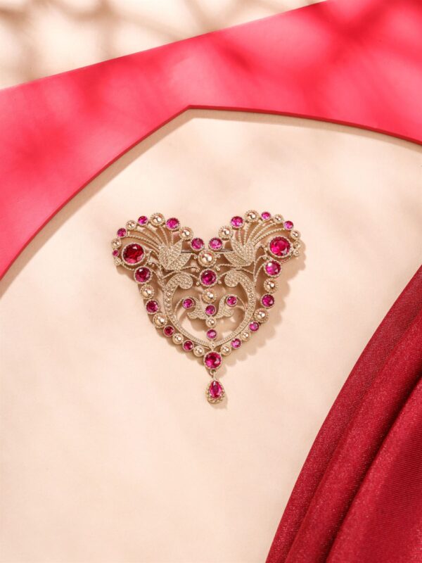 Victorian Heart Brooch
