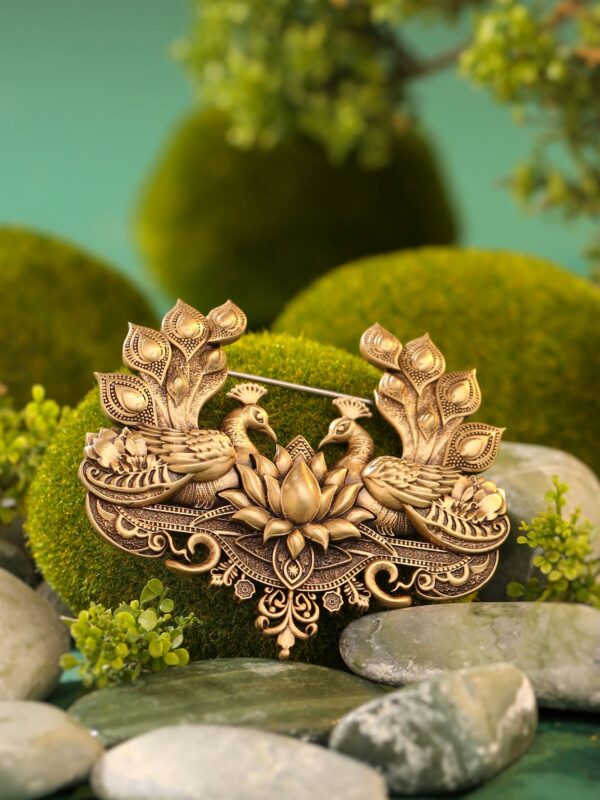 Precious Peacock Brooch