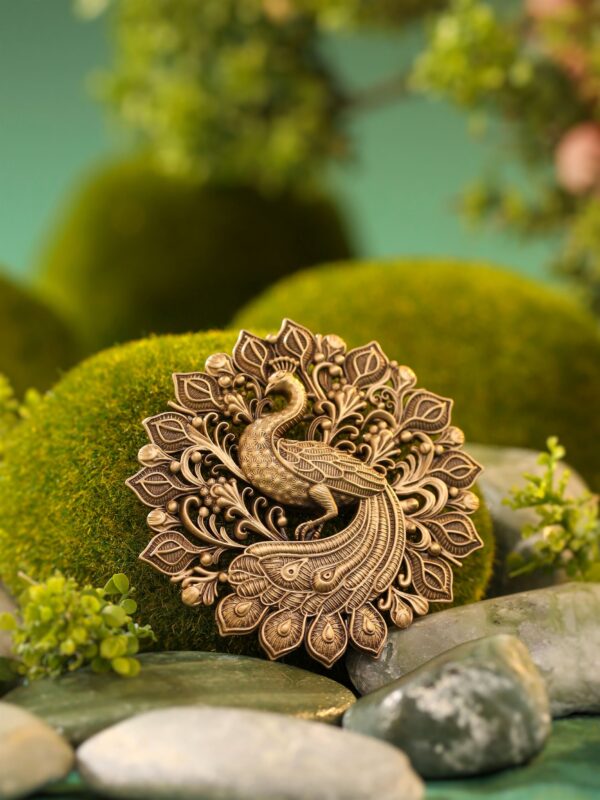 Royal Peacock Brooch