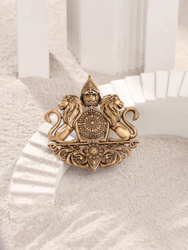 Lion Emblem Brooch