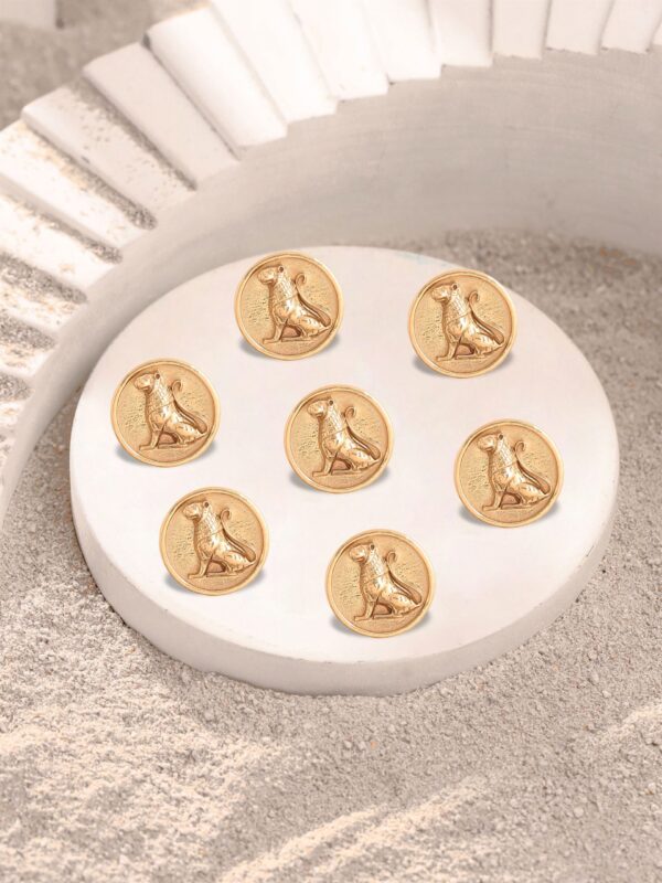 Striking Lion Button