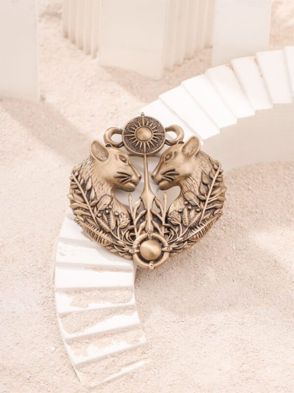 Regal Panther Emblem Brooch