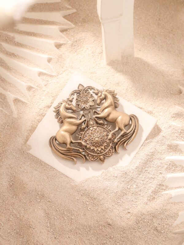Noble warhorse Harmony Brooch