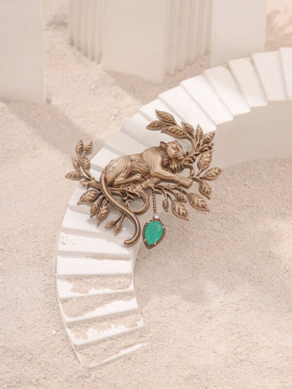 Majestic Panther Power Brooch