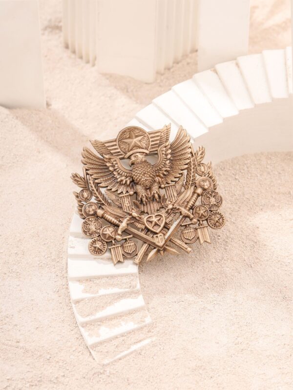 Imperial Eagle Crest Brooch