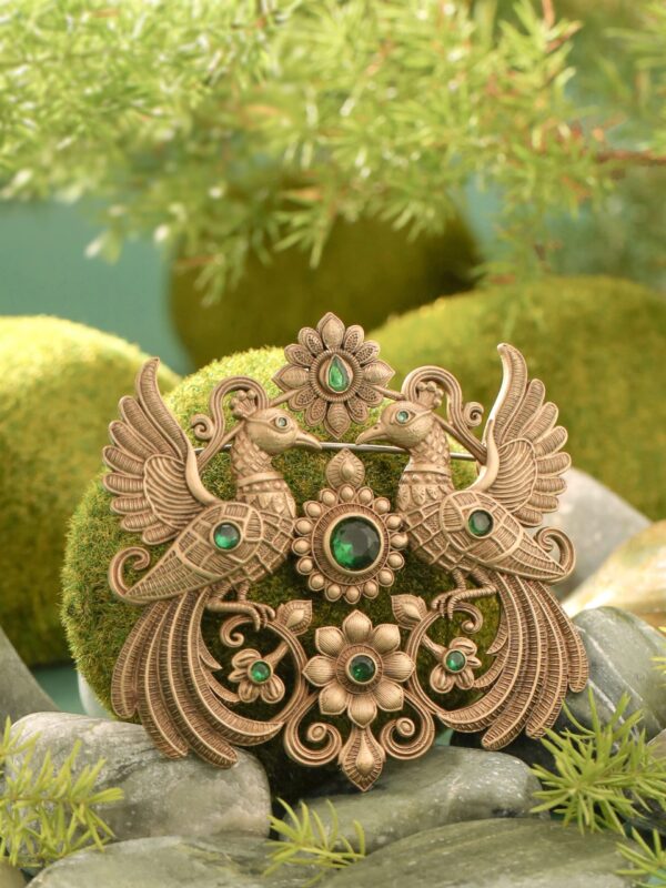 Peacock Enchantment Brooch