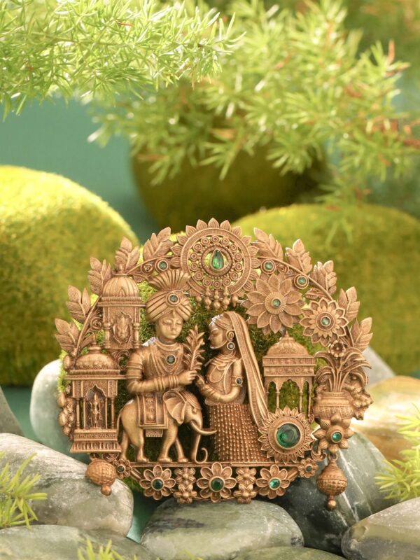 Royal Bride Groom Brooch