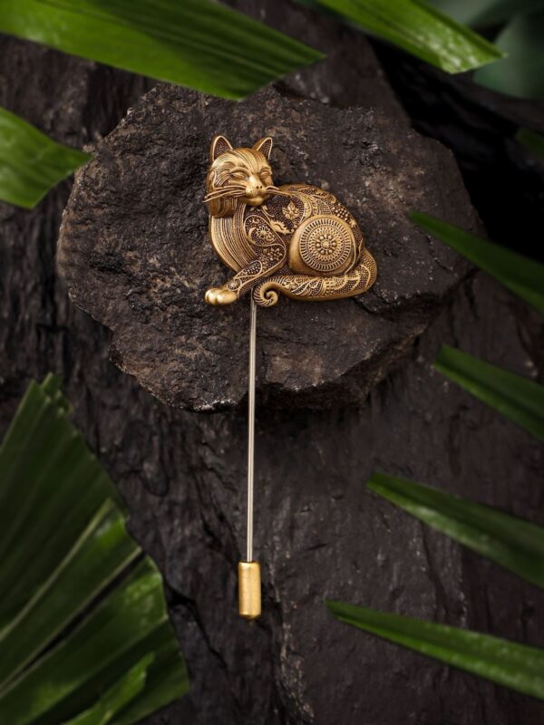 Feline Whisper Brooch