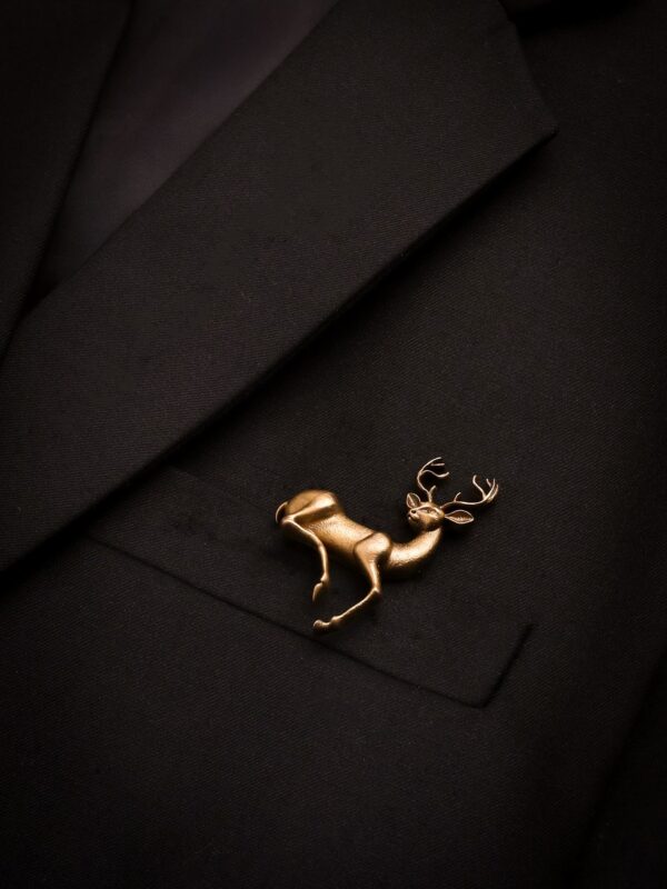 The Divine Stag Brooch