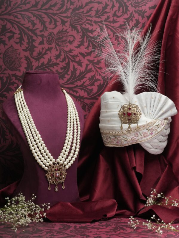 Royal Pearl & Ruby Set