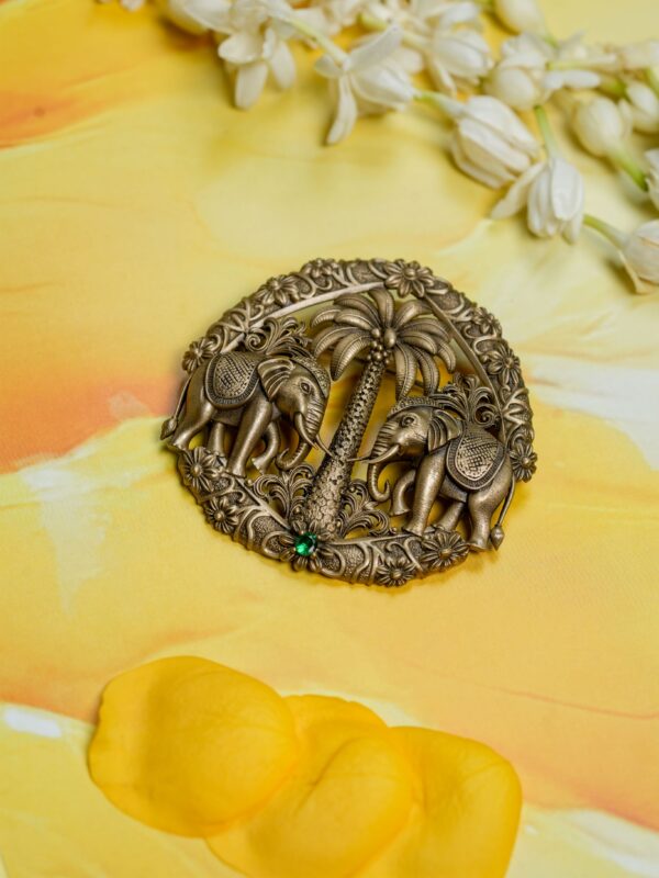 Elephant Garden Brooch