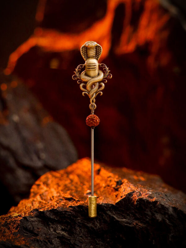 Serpent Shiva Lapel Pin