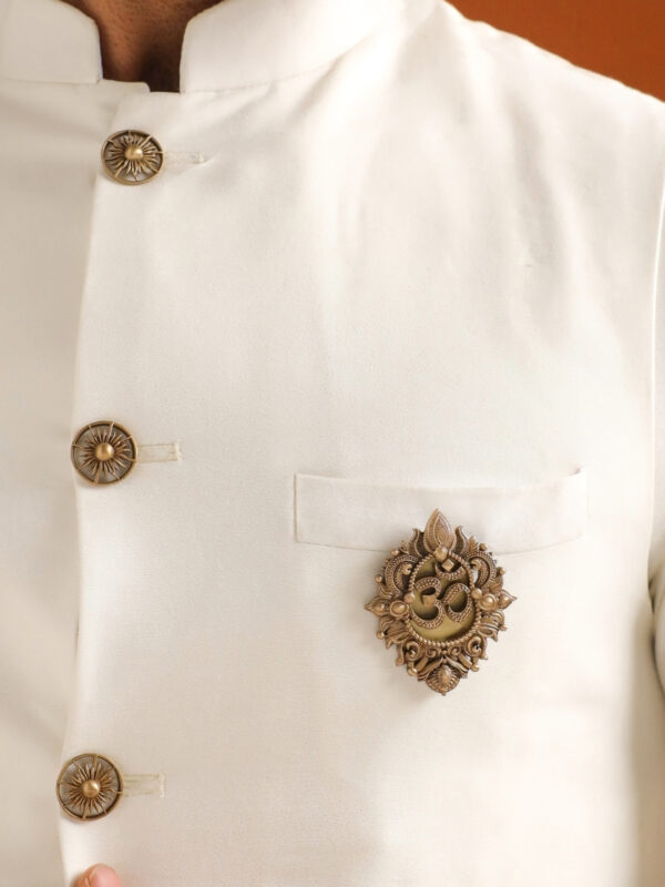 Om Namah Shivaye Brooch