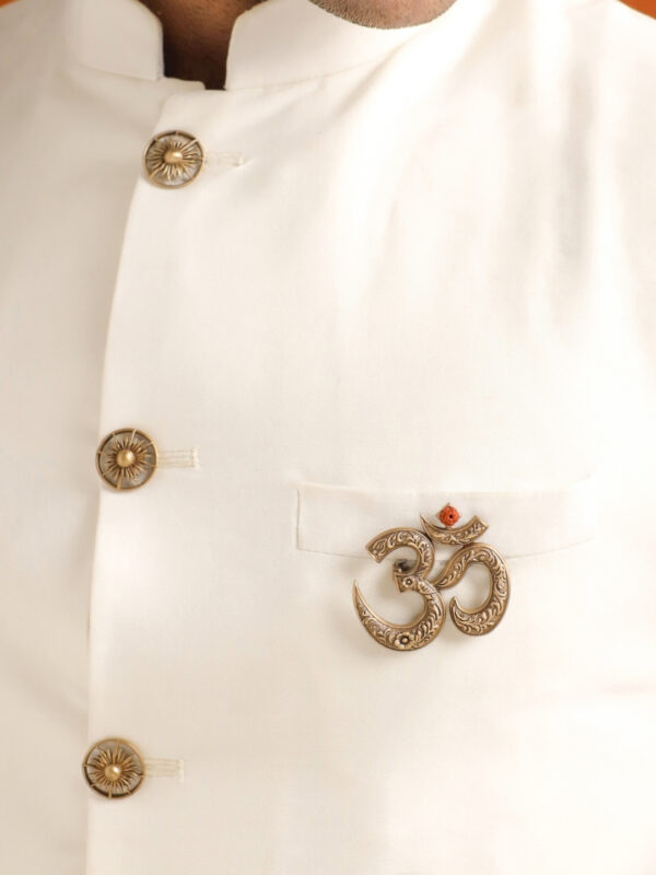 Royal Om Emblem Brooch